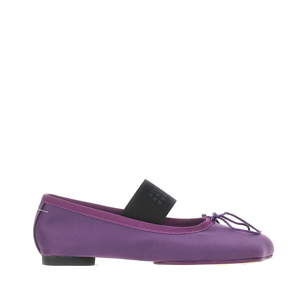 MM6 36 anatomic satim ballet flats