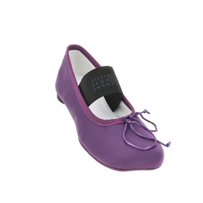 MM6 36 anatomic satim ballet flats