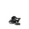 leather and mesh slingbacks