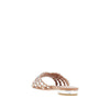 tequila nappa leather slides with crystals