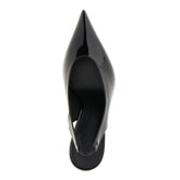 THE ATTICO 40 viper faux patent leather slingback