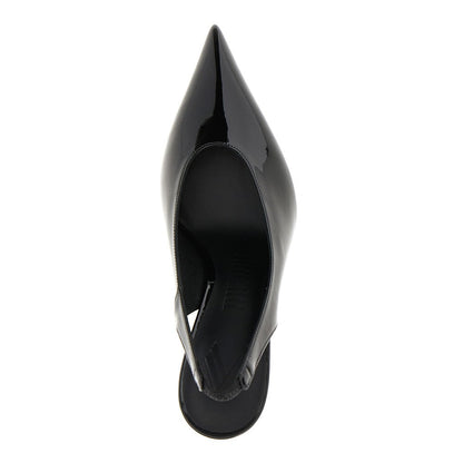THE ATTICO 40 viper faux patent leather slingback
