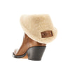 azelan leather and shearling boots