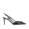 patent leather slingback pumps