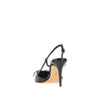 patent leather slingback pumps
