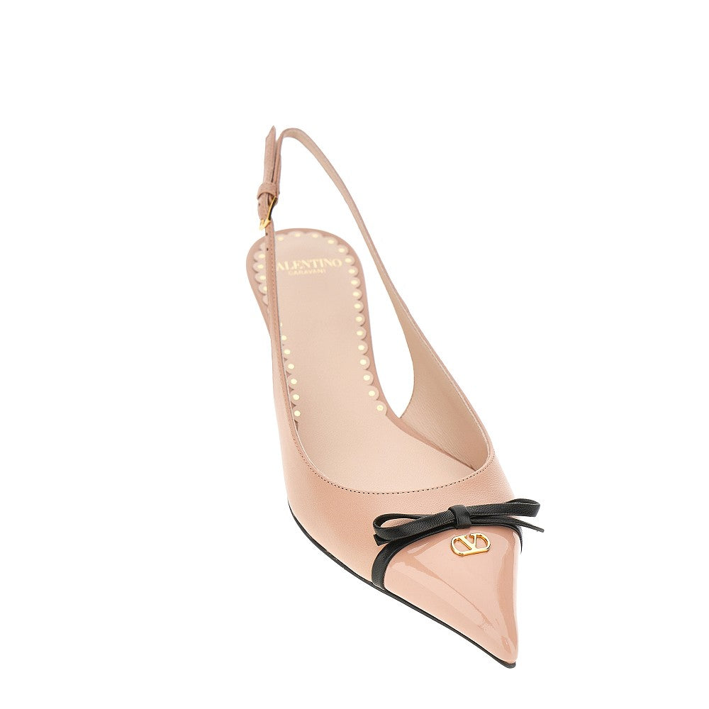 VALENTINO GARAVANI 36 bepointy leather slingback pumps
