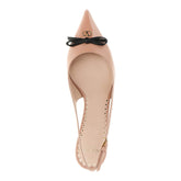 VALENTINO GARAVANI 36 bepointy leather slingback pumps