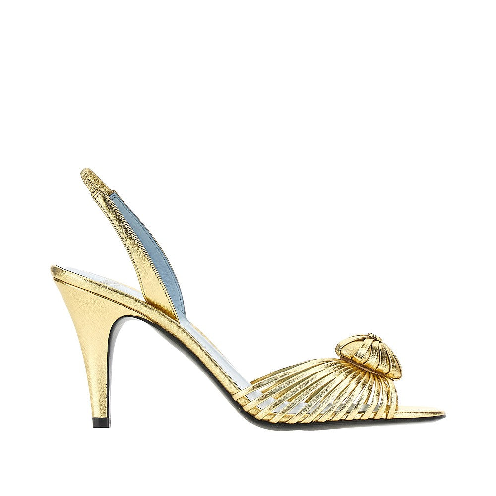laminated nappa leather royal sandals