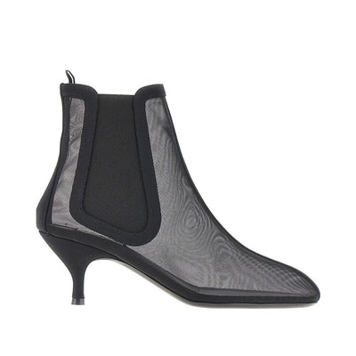 mesh chelsea boots