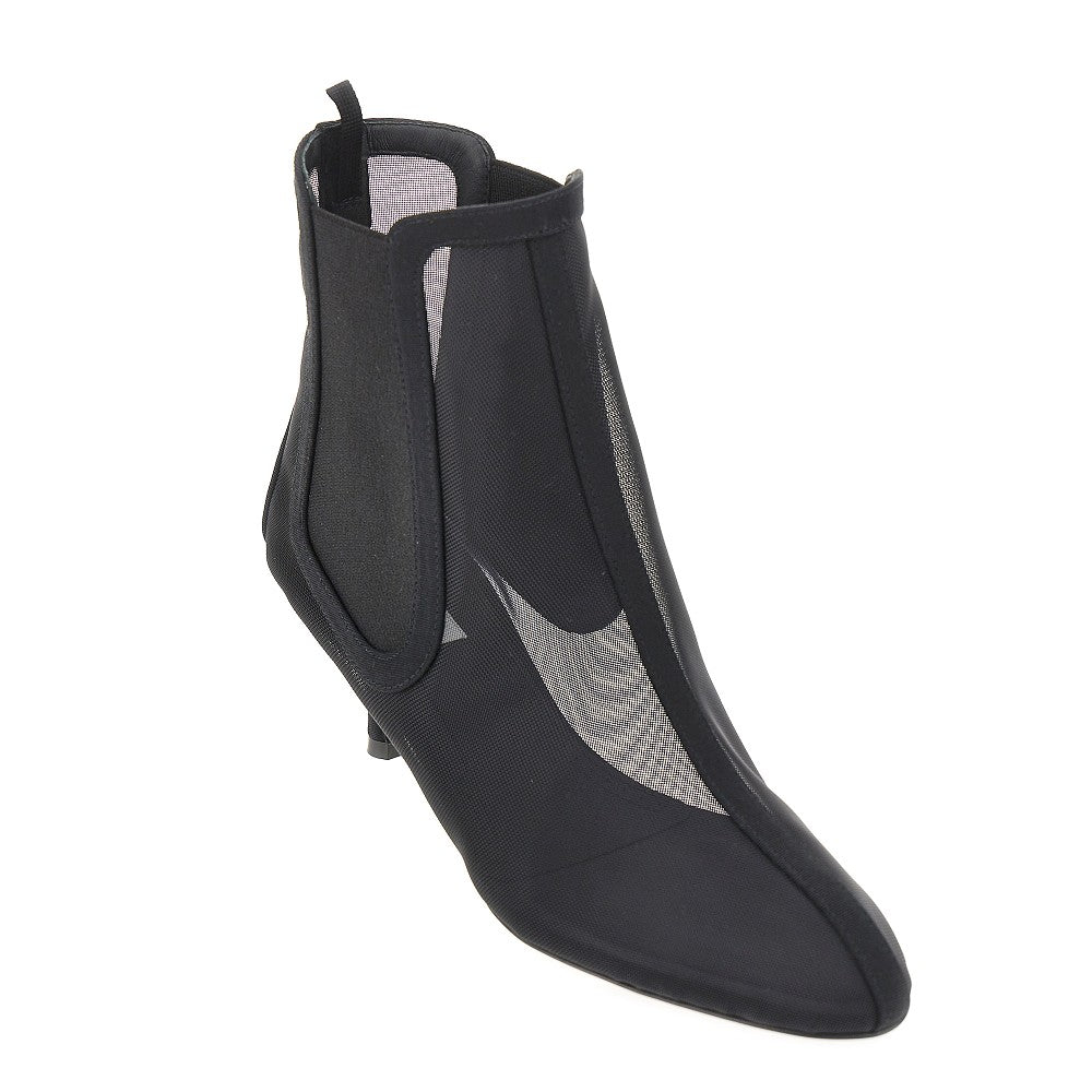 mesh chelsea boots