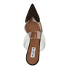 suede leather le coeur wedge mules