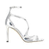 JIMMY CHOO 36 azia 95 metallized leather sandals