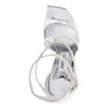 azia 95 metallized leather sandals