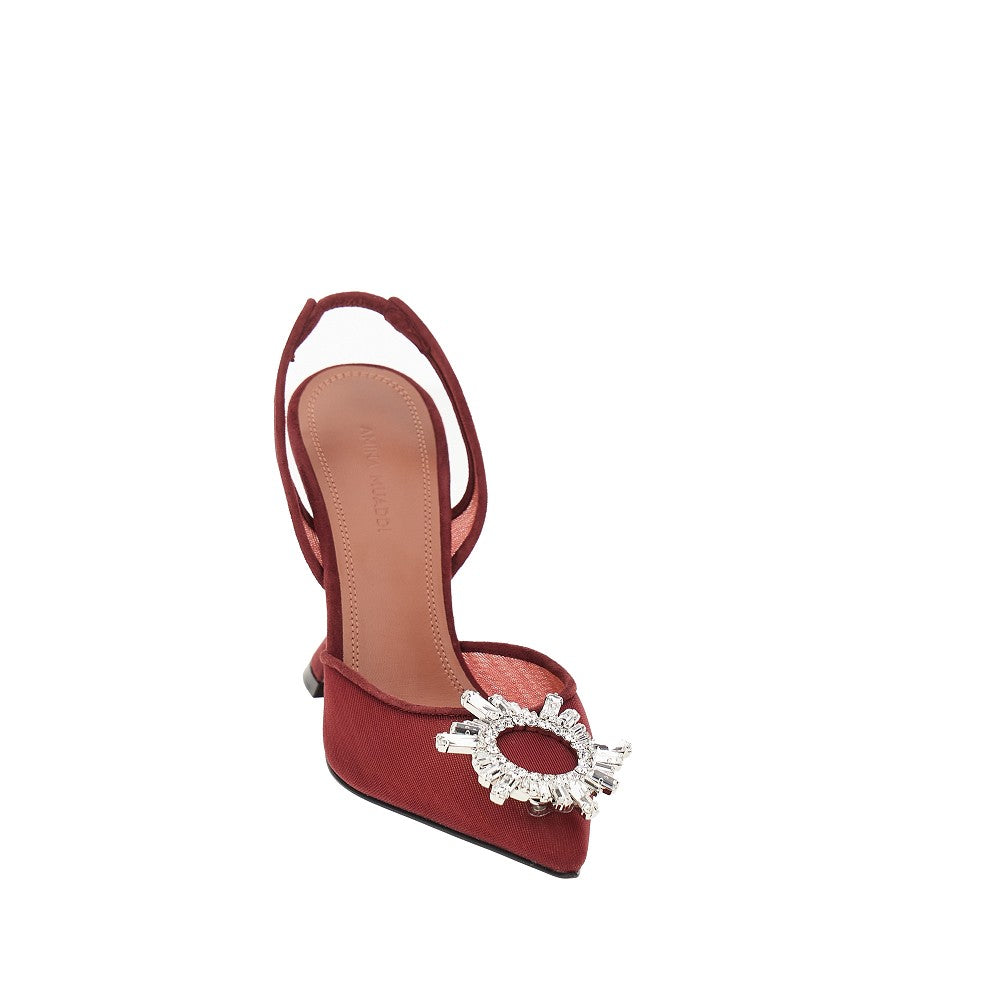 AMINA MUADDI 37 begum sling mesh slingback pumps