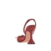 AMINA MUADDI 37 begum sling mesh slingback pumps