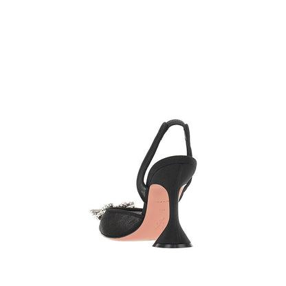 AMINA MUADDI 36+ begum sling mesh slingback pumps