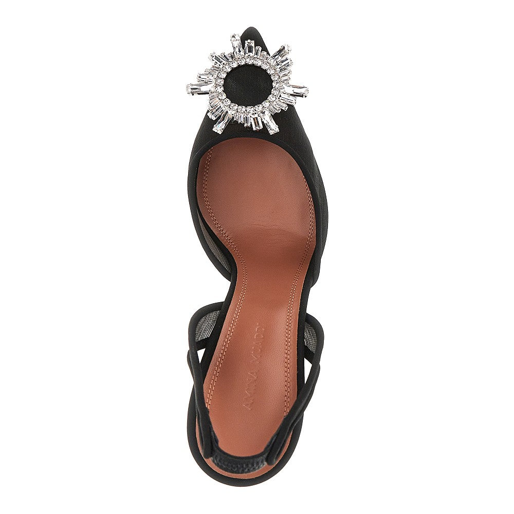begum sling mesh slingback pumps