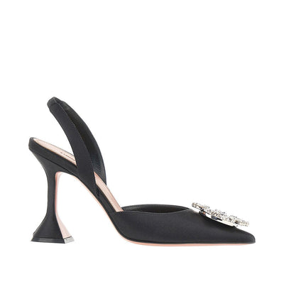begum sling satin slingback pumps