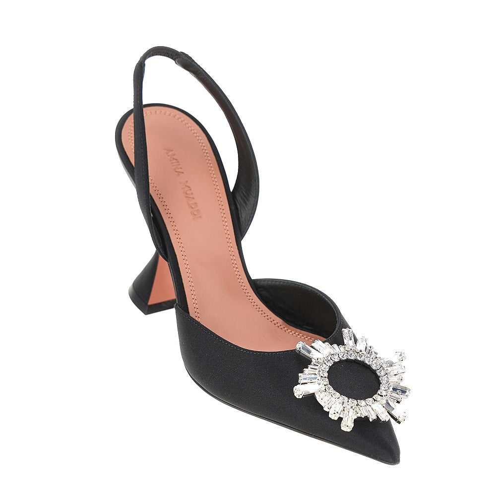 begum sling satin slingback pumps