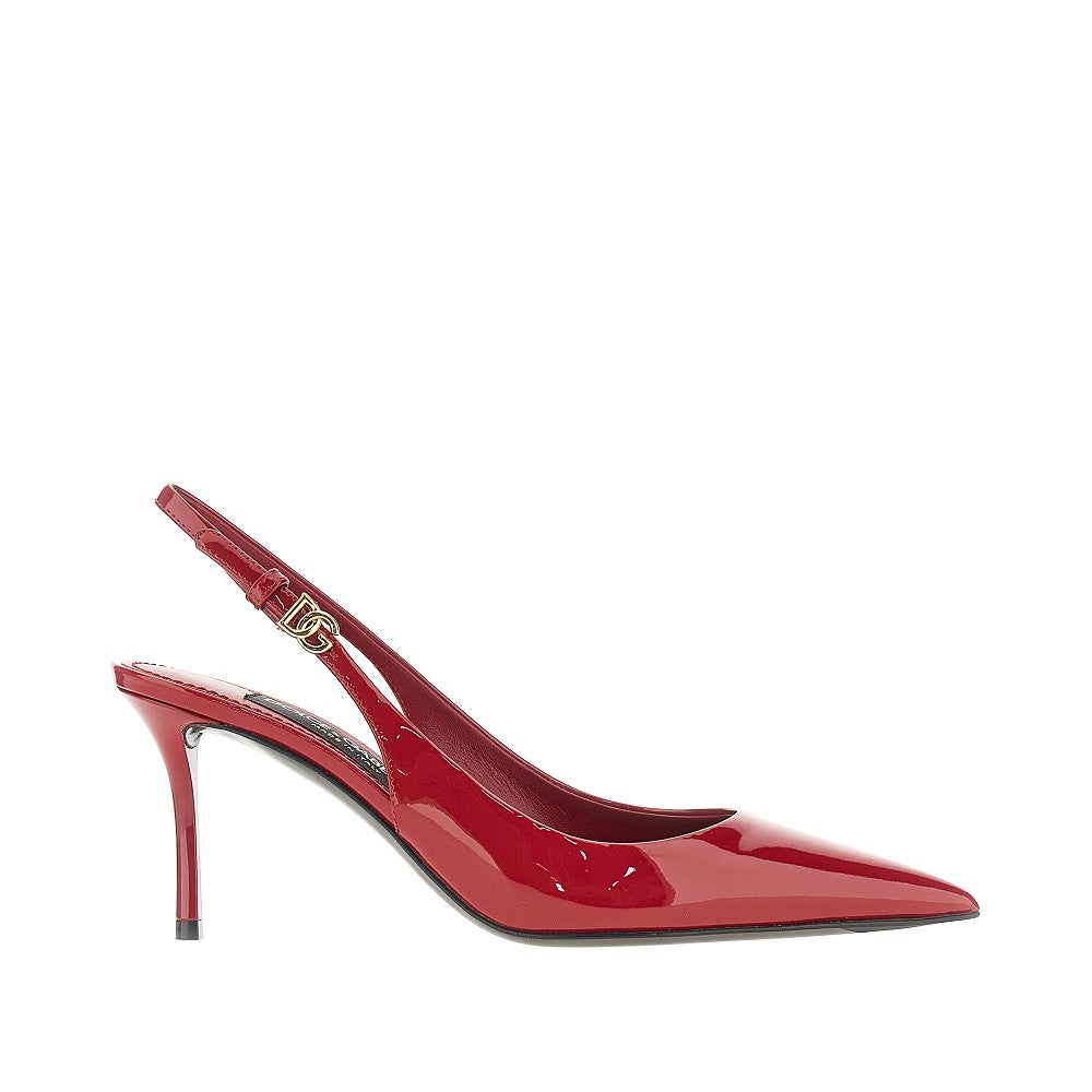 DOLCE&amp;GABBANA 36 patent leather slingback pumps