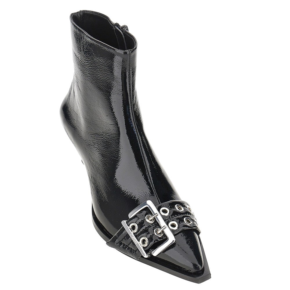 faux leather boots