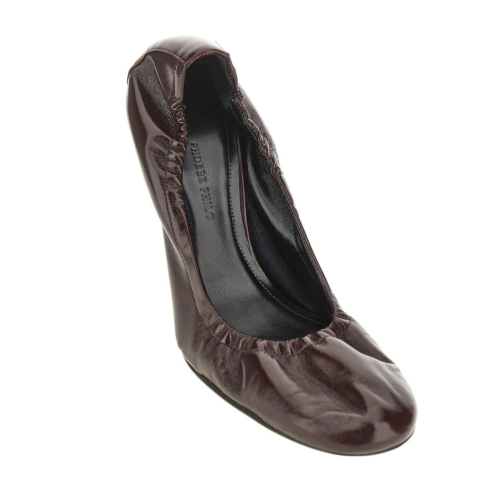 PHOEBE PHILO 36 pucker leather pumps