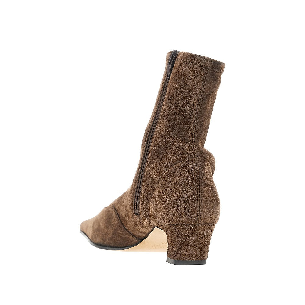 stretch suede leather nevada boots