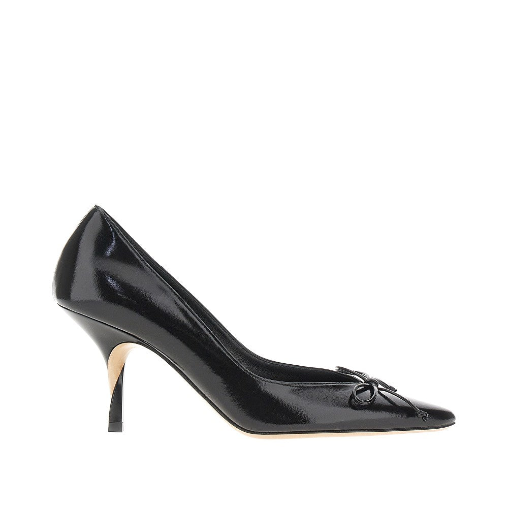 JACQUEMUS 37 tourni leather pumps
