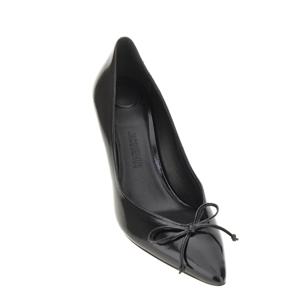 JACQUEMUS 37 tourni leather pumps