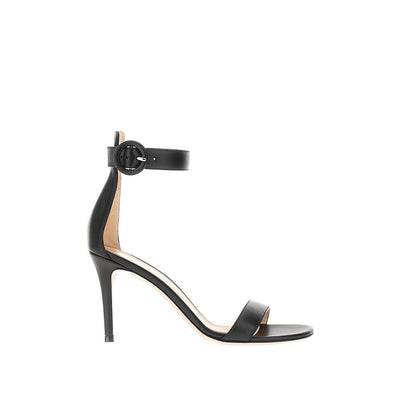 GIANVITO ROSSI 37 smooth leather portofino sandals