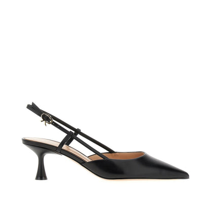 GIANVITO ROSSI 36 leather ascent 55 slingback pumps