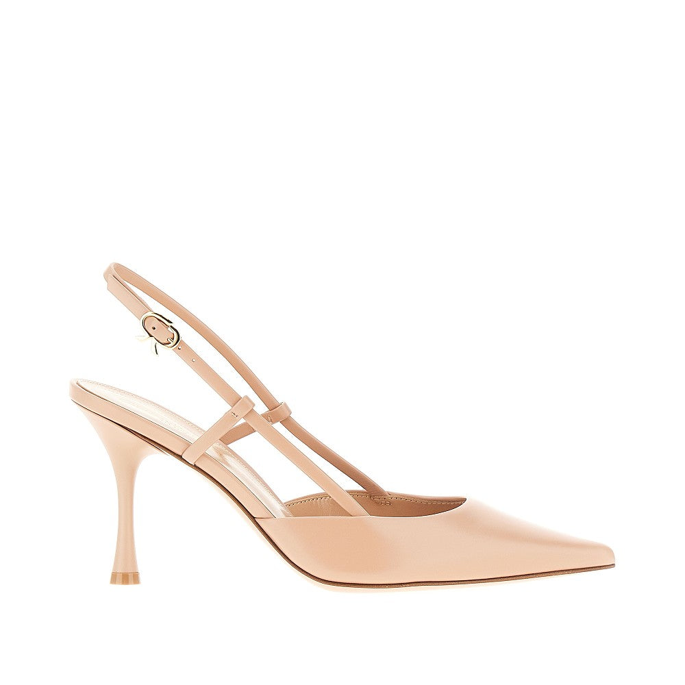 leather ascent slingback pumps