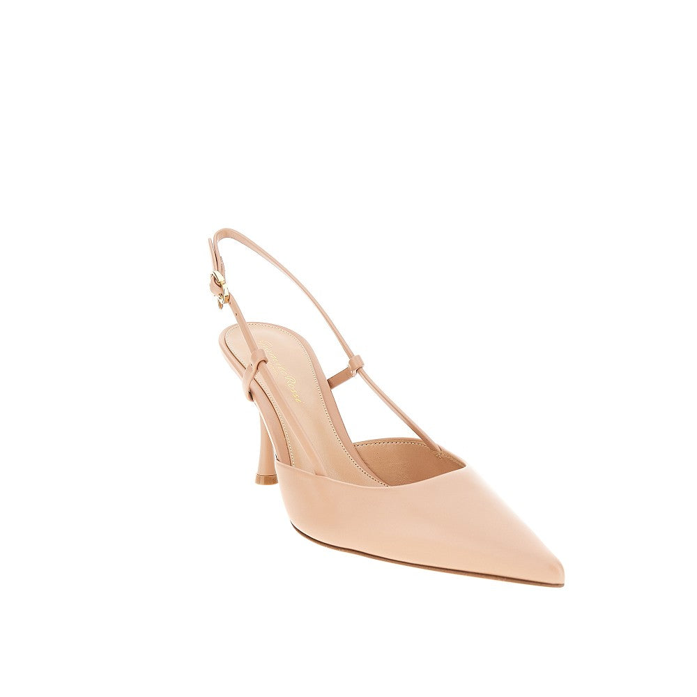 leather ascent slingback pumps
