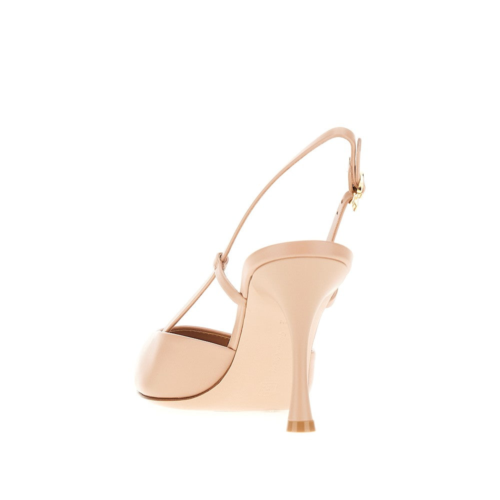 GIANVITO ROSSI 36+ leather ascent slingback pumps