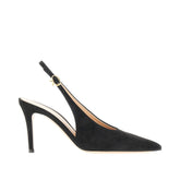 GIANVITO ROSSI 36 robbie suede leather slingback pumps