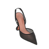 AMINA MUADDI 36 holli mesh slingback pumps