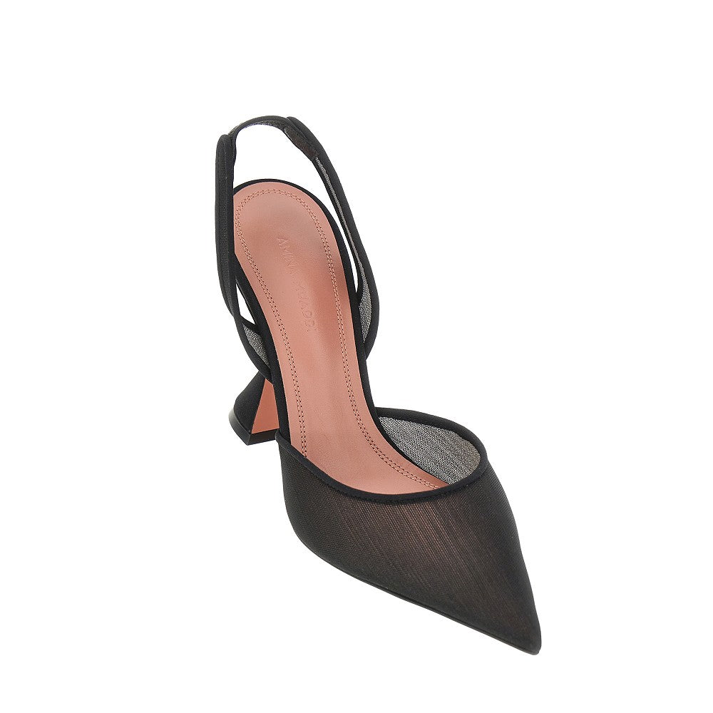 AMINA MUADDI 36+ holli mesh slingback pumps