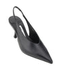 isa leather slingback pumps