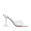 lupita glass pvc mules
