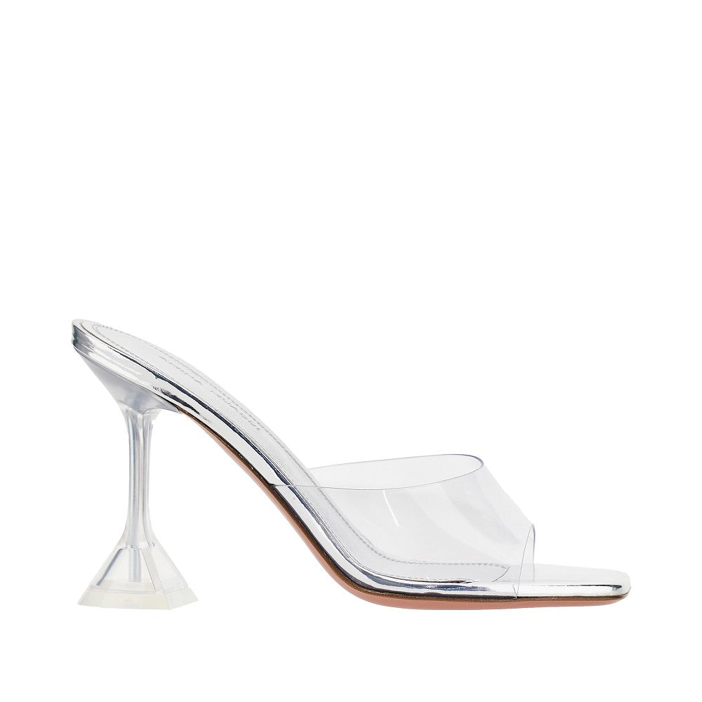 lupita glass pvc mules
