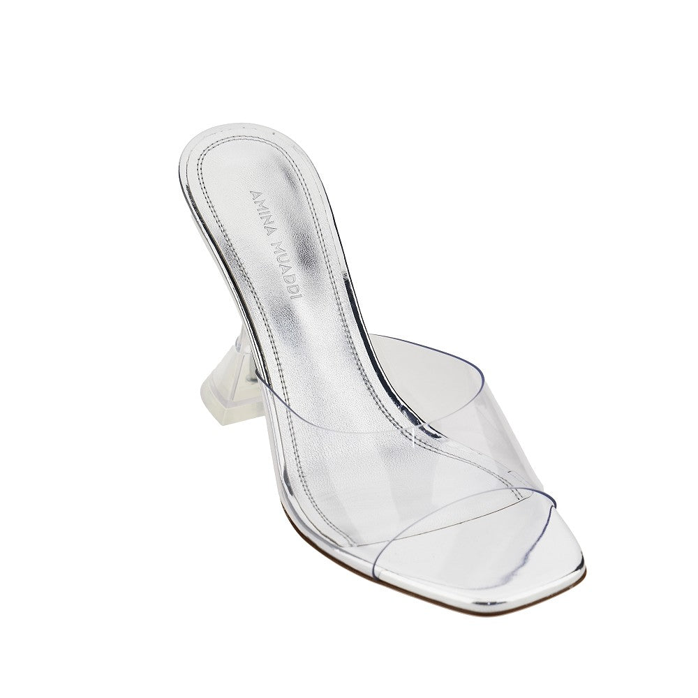 lupita glass pvc mules