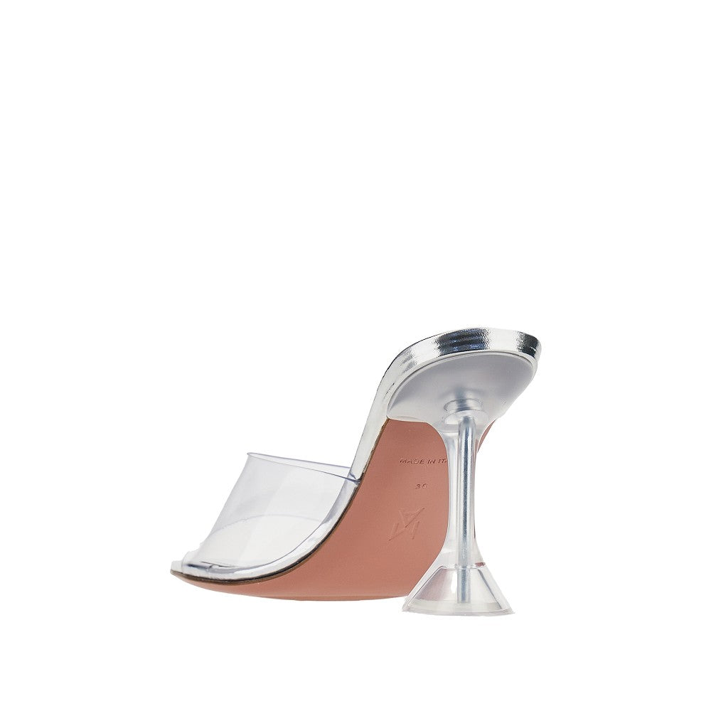 lupita glass pvc mules