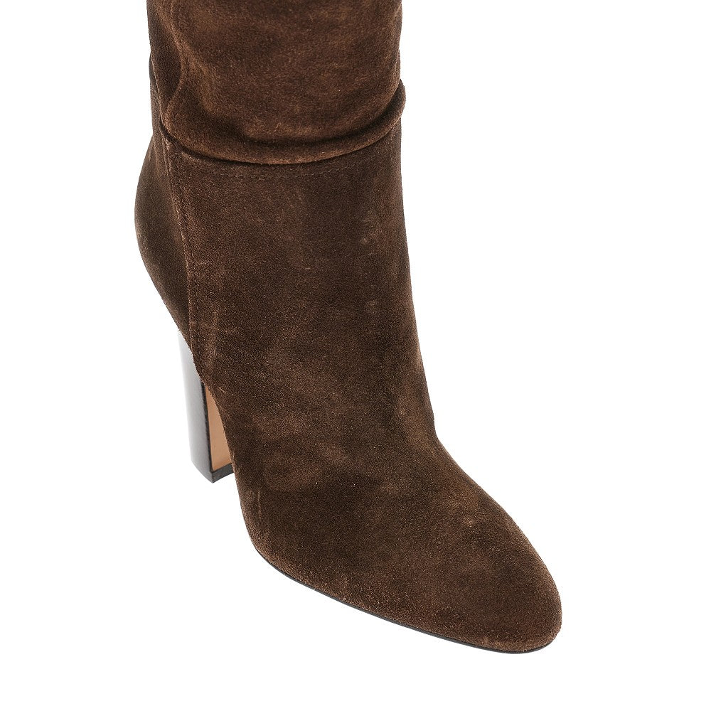 PARIS TEXAS 36 lavinia suede leather over-the-knee boots