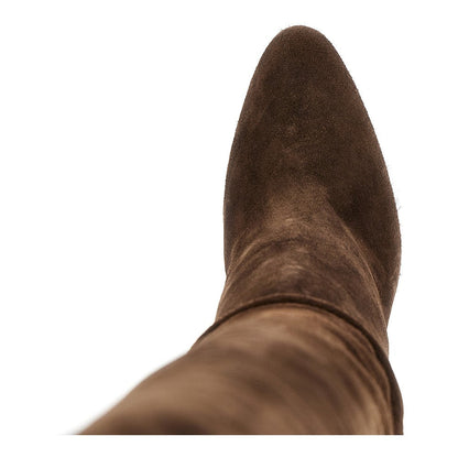 PARIS TEXAS 36 lavinia suede leather over-the-knee boots