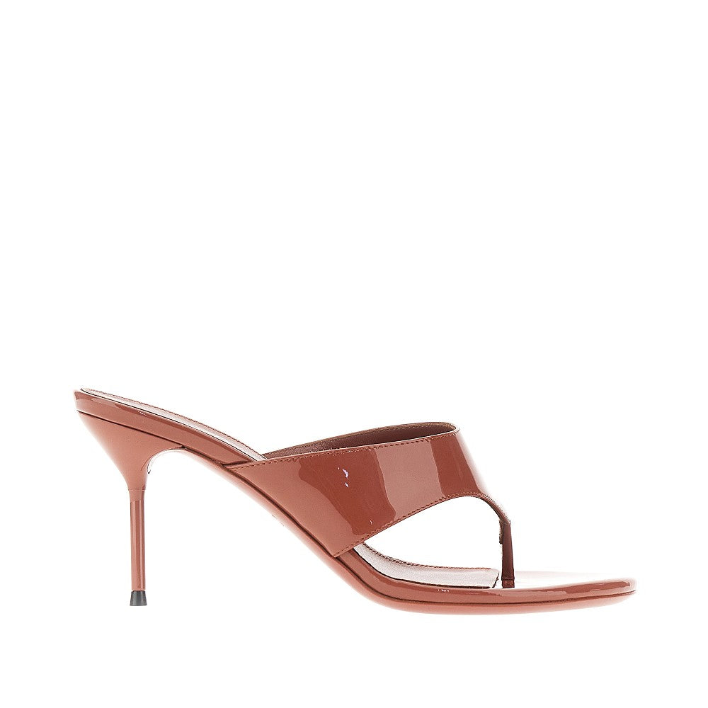 PARIS TEXAS 36 lidia patent-leather thong mules