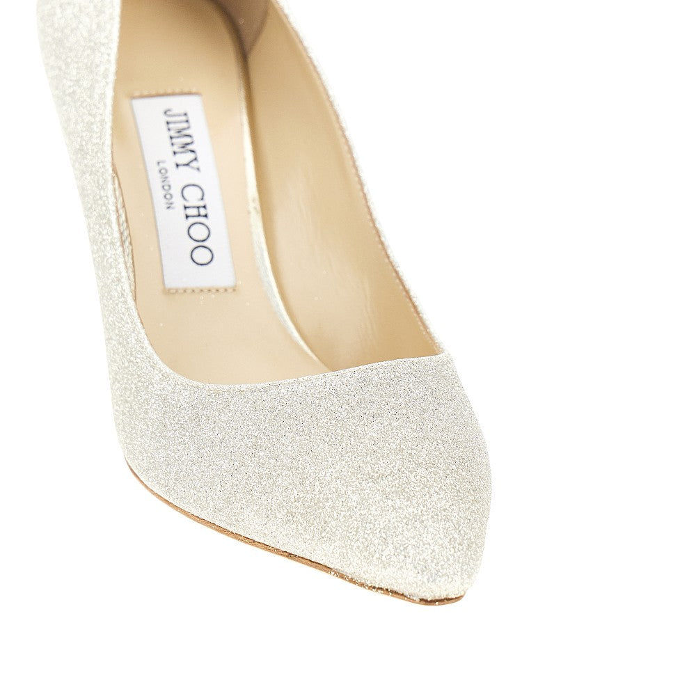JIMMY CHOO 36 romy 85 glittered pumps