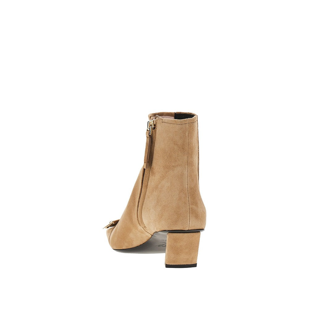 suede leather belle vivier chelsea boots