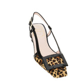ROGER VIVIER 36+ belle vivier calf-hair slingback pumps
