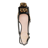 ROGER VIVIER 36+ belle vivier calf-hair slingback pumps