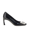 patent leather belle vivier trompette pumps